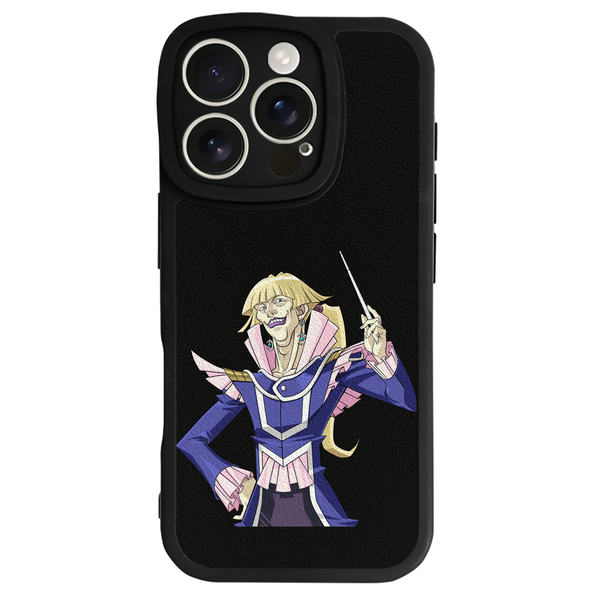 （画像用） 遊☆戯☆王 Yu-Gi-Oh! 【iPhone 16シリーズ対応】シリコンスマホケース（レザー調） 材質：シリコン